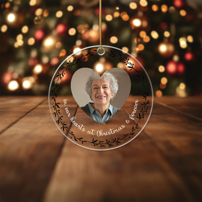 Memorial 9 - Personalized Circle Acrylic Ornament